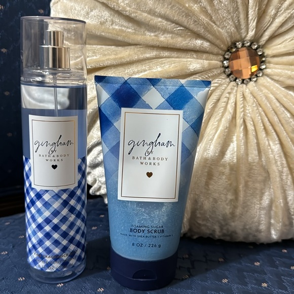 BATH & BODY WORKS SET. . . GINGHAM SCENT - Picture 2 of 6
